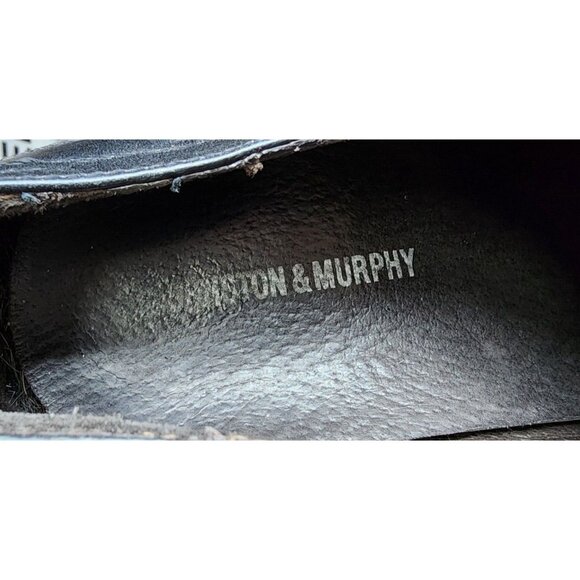 Johnston & Murphy Melton Black Leather Cap‎ Toe Derby Dress Shoes Men\'s Size 11M main image 11
